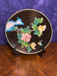 Vintage Chinese Cloisonne Plate