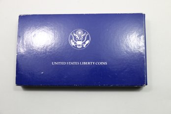 1986 Liberty Commemorative Silver Proof Dollar Coin Set