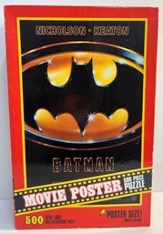 Brand New Batman Movie Poster And 500 Piece Puzzle