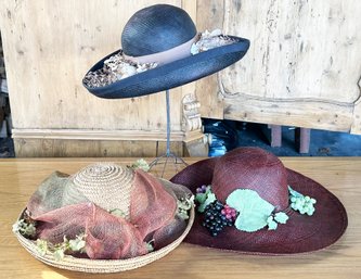 Ladies Hats By Patricia Underwood, And Victoria Di Nardo, And More