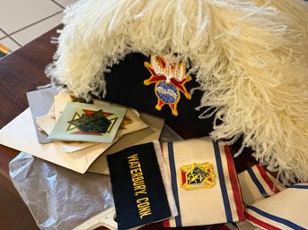 Knights Of Columbus Hat, Belt Etc.