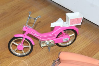 Barbie Cars And Moped