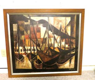 John Heymson Mid-century Modern Abstract Framed Print