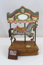 A Tobin Fraley Collection Carousel Horse Music Box By Willitts Galleries - Working