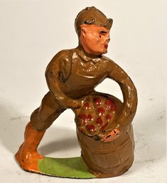 Lead, Iron Or Plastic Vintage Soldier Or Model