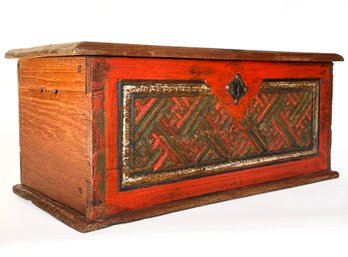 An Antique Tibetan Prayer Chest