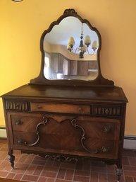 Bureau Chest Of Drawers With Mirror