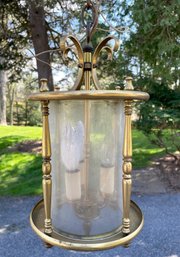 A Vintage Brass Light Fixture