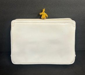 Vintage Saks Fifth Avenue Clutch With Clown Latch