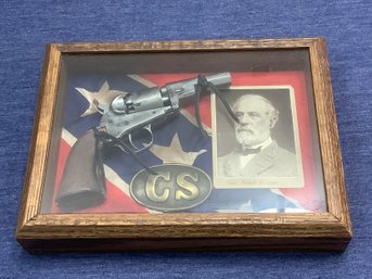 Confederate Pocket Pistol Shadow Box