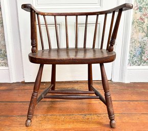A Late 18th Century Oak Windsor Chair (Backless)