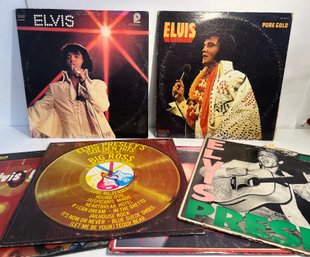 Lot Of 6 Vintage Elvis Presley Records