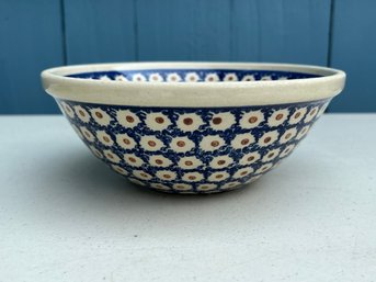 Handmade Polish Pottery Bowl