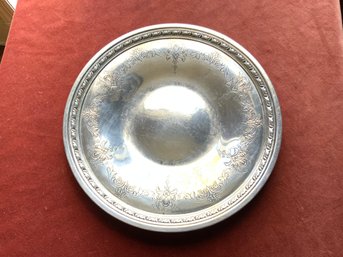 Swag-Decorated  Sterling Silver Tray