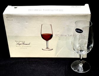 New Old Stock Iso Wine Tasting Glass By Luigi Bormioli