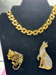 3 Pc. Costume Jewelry - Includes Parklane Tiger