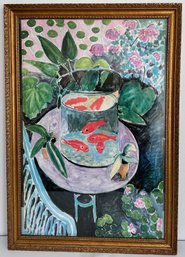 Henri Matisse 'The Gold Fish' Large Framed Poster