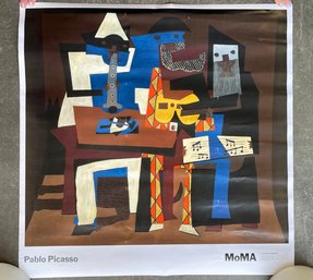 Pablo Picasso 'Three Musicians' MoMA Museum Art Print / Poster