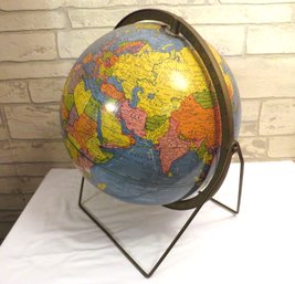 Vintage Scholastic World Globe Cram