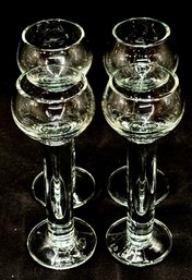 Vintage Mid Century Cordial Wine Tasting Standard Shot Glasses