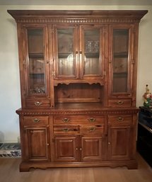 Nice Dining Room China Cabinet With Six Draw's  And Six Door Openers.