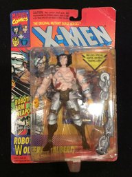 1994 Toy Biz Marvel Comics X-Men Robot Wolverine Action Figure New In Package