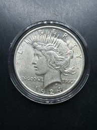 1924 Silver Peace Dollar