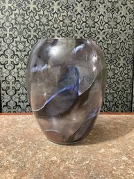 Marbled Glass Vase