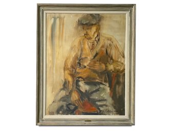 Oil On Canvas Signed By 'Catchi'   Childs, 1962, Large Framed Original