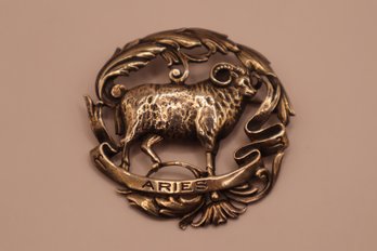 Sterling By Sellon Aries Pin