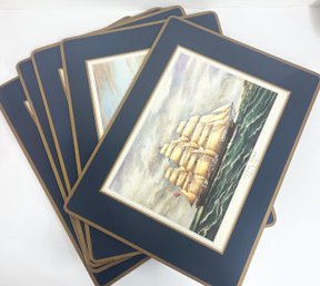 5 Pack Of Sailboat Placemats