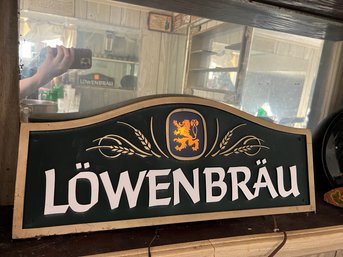 Lowenbrau Beer Light-Up Sign
