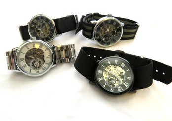 Lot Of 4  M.G. Orkina Water Resistant Watches