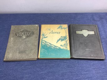 Yearbook Lot Of 3