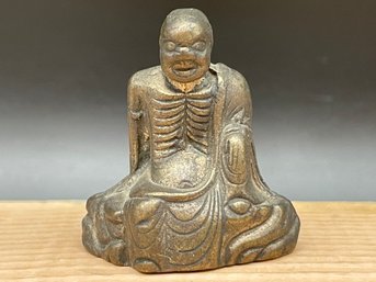 Small Antique Japanese Netsuke? Practice Buddha Inro Ojime Sagemono Ido Era? 1.5' Tall