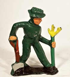 Lead, Iron Or Plastic Vintage Soldier Or Model