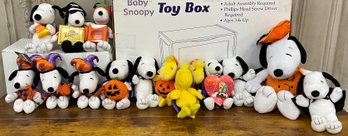 Lot Of Snoopy And Woodstock Stuffed Animals #3 - Does NOT Include Toy Box