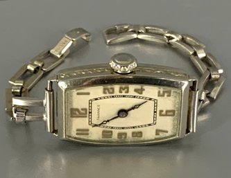 Tavannes 14k Gold Filled Ladies Watch With 14K White Gold Band