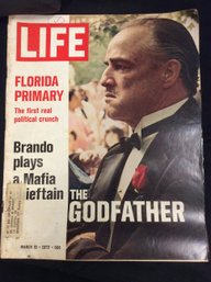 Vintage LIFE Magazine March 10, 1972 - Marlon Brando The Godfather Cover