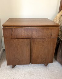 Mid Century John Stuart Walnut Nightstand (2 Of 2)