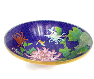 Chinese Large Cloisonne Console Bowl