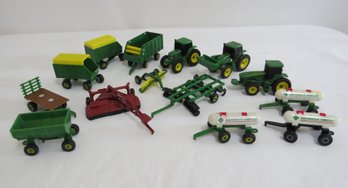 A Lot Of 1:64 Scale ERTL Farm Toys