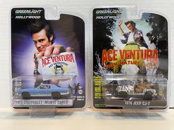 Greenlight Hollywood  Pair ICE VENTURA Die Cast Cars. (#163)