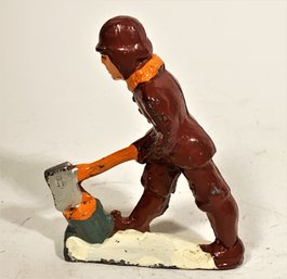 Lead, Iron Or Plastic Vintage Soldier Or Model