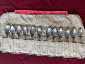 Sterling 925 Silver Assorted Styles Makers And Patterns Spoons 257 Grams