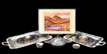 Silver-Plated Items, Casson Canadian Landscape Jason Placemats,  And More