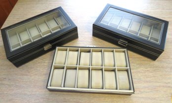 3 Display Watch Cases 13x8x3