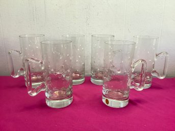 Bubbled Beer Glass Mugs Made In Poland