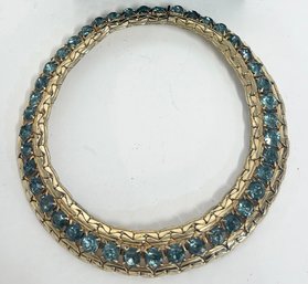 Beautiful Blue Rhinestone Necklace