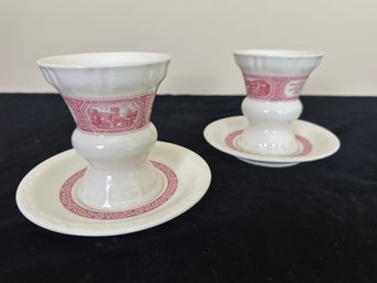 Heinrich Germany Porcelain Vintage Coffee Cups & Saucers